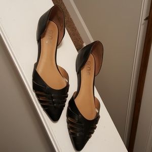 Worn once!!! Black flats