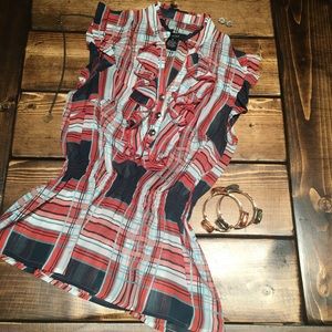 ❤️💙❤️ Women's Size Small Ruffle Top ❤️💙❤️