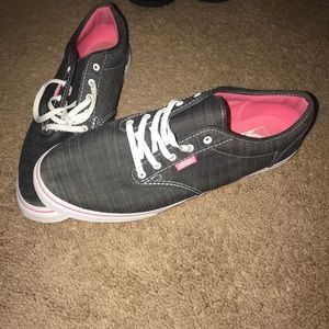 brand new pink and gray vans