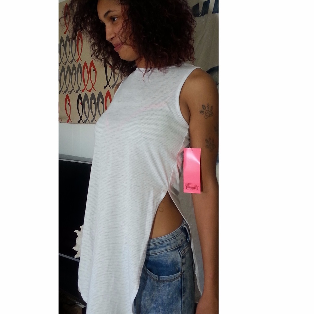 Betsey Johnson long sexy layer tee