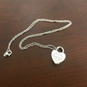 Tiffany & Co. Heart Lock Necklace