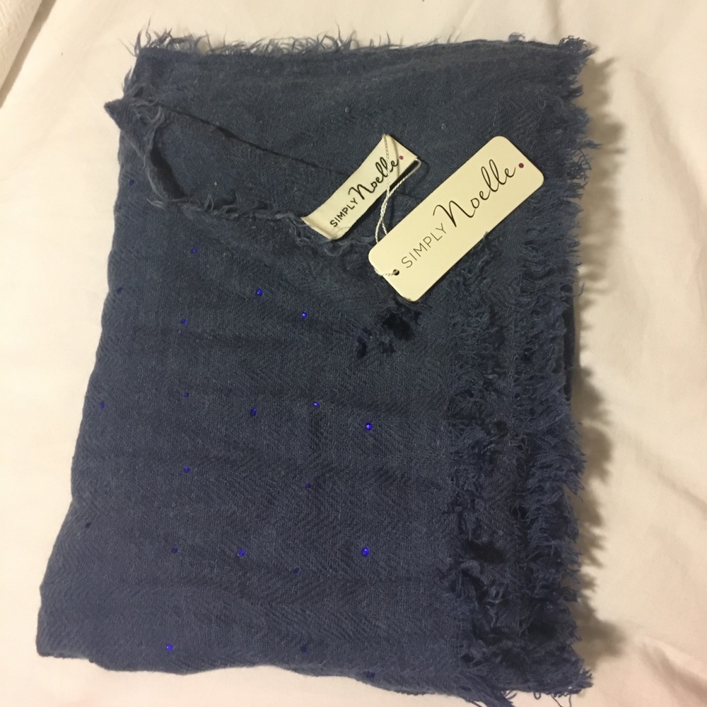 Blue scarf by Simply Noelle