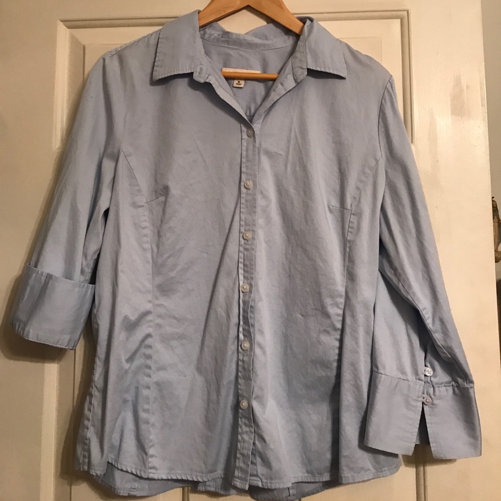 Light blue cotton shirt
