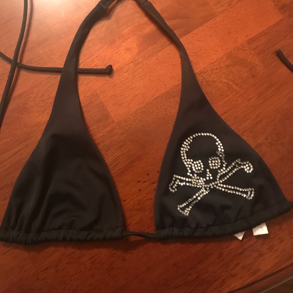 Victoria’s secret bedazzle skull bathing suit top
