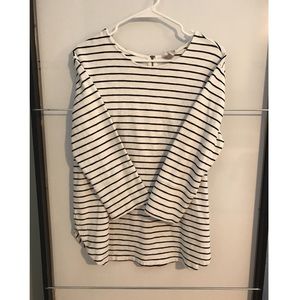 Stripe Sweater - Navy/White