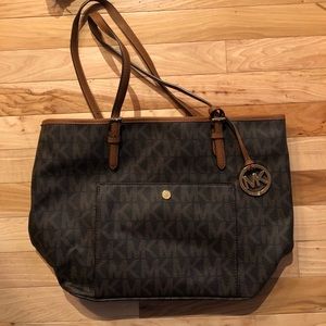 Michael Michael Kors Jet Set Travel Logo Tote