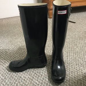 Women’s Hunter Rainboots - Tall Gloss