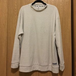 PINK Victoria's Secret oversized cream sweater