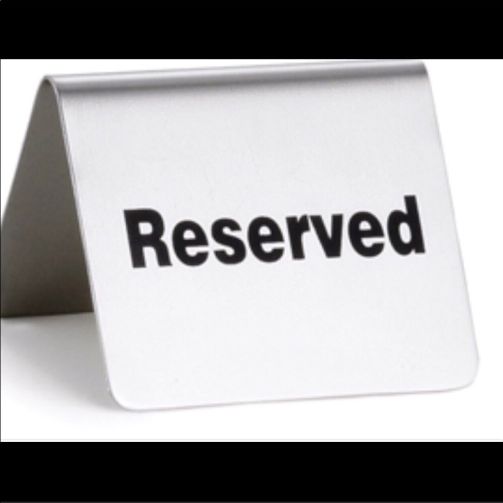Reserved for Mayra