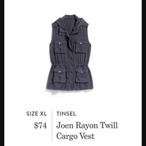 Tinsel cargo vest