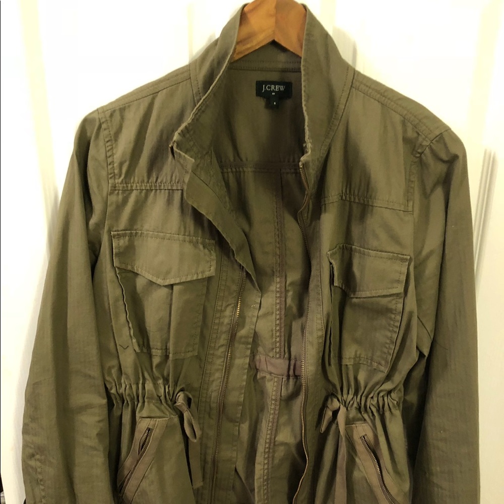 J.Crew military style utility jacket