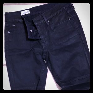 Gap coated skinny jeans