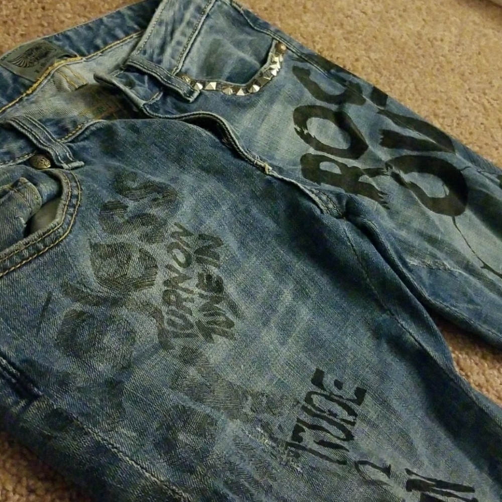 Rocker skinny jeans