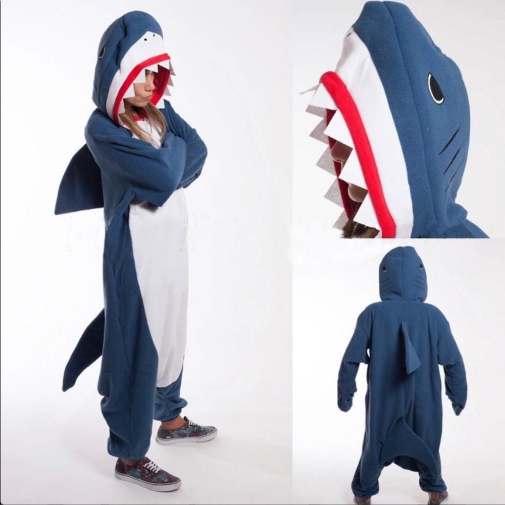 Adult shark onesie