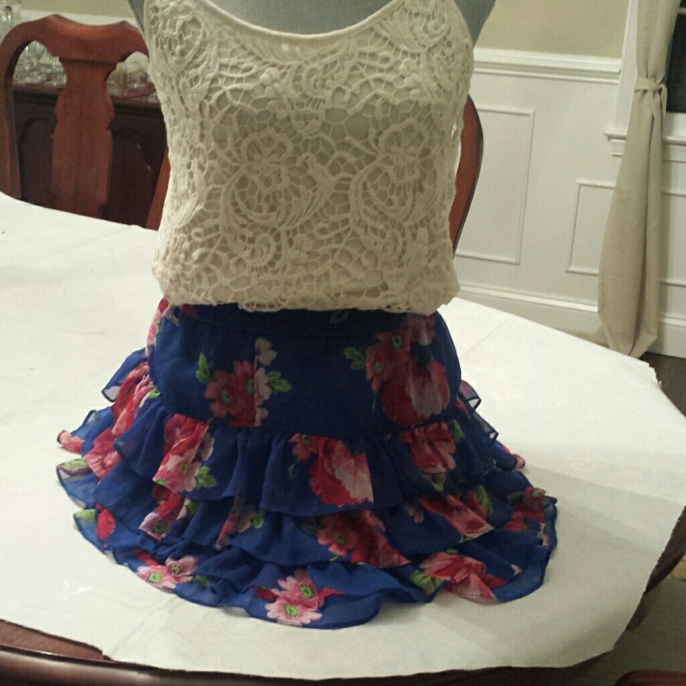 Hollister Ruffled Skirt