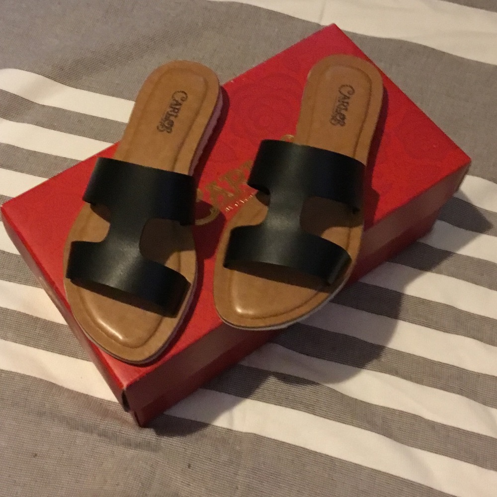 Brand New Size 6.5 Slip On Sandals