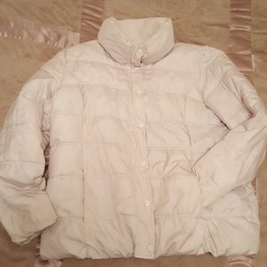 Puffer Jacket White - Price Reduced