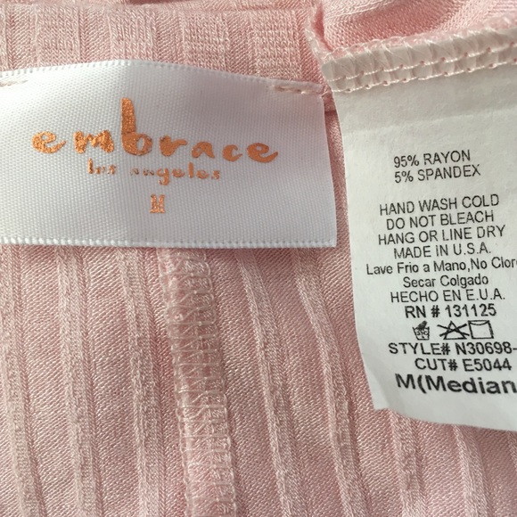 NEW! Pink cold shoulder loose fit short sleeve top - Picture 5 of 5