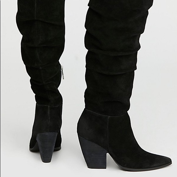FREE PEOPLE Jessie Over the Knee Slouch BOOTS NEW - Picture 6 of 8