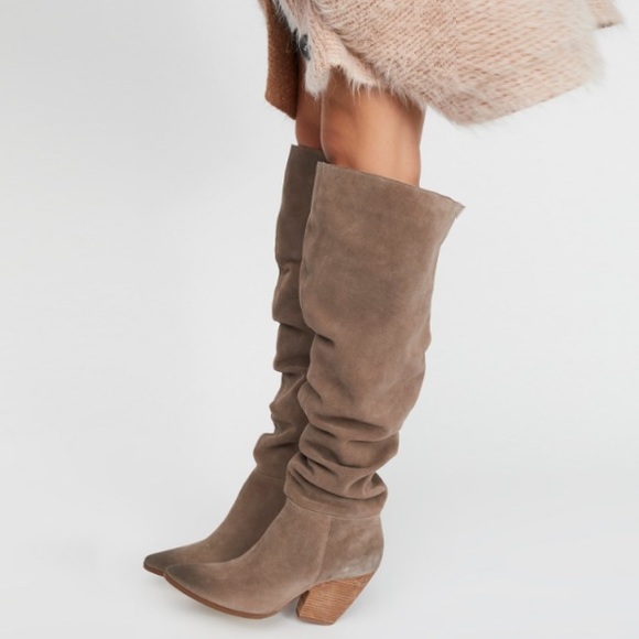 FREE PEOPLE Jessie Over the Knee Slouch BOOTS NEW - Picture 4 of 8