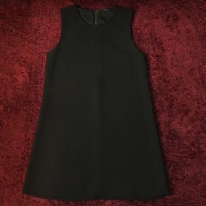 Simple black mini dress