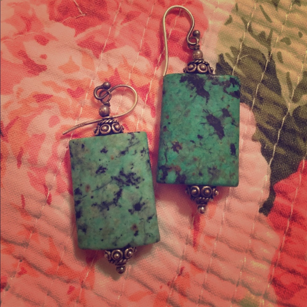 Sterling Silver Turquoise Earrings