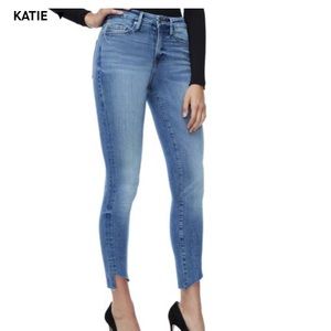 MINT CONDITION GOOD AMERICAN GOOD LEGS CASCADE HEM