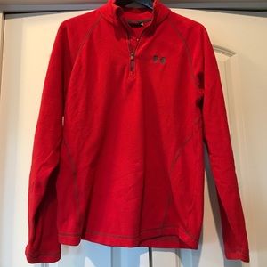 Sweater under armor size M. Color Raspberry Red