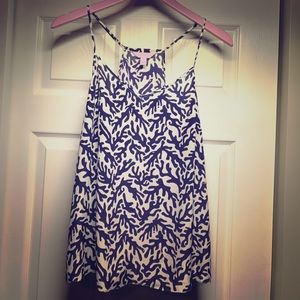 Lilly Pulitzer Bright Navy Treasure Tank