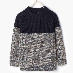 ZARA kids Darkblue Knitted Pullover