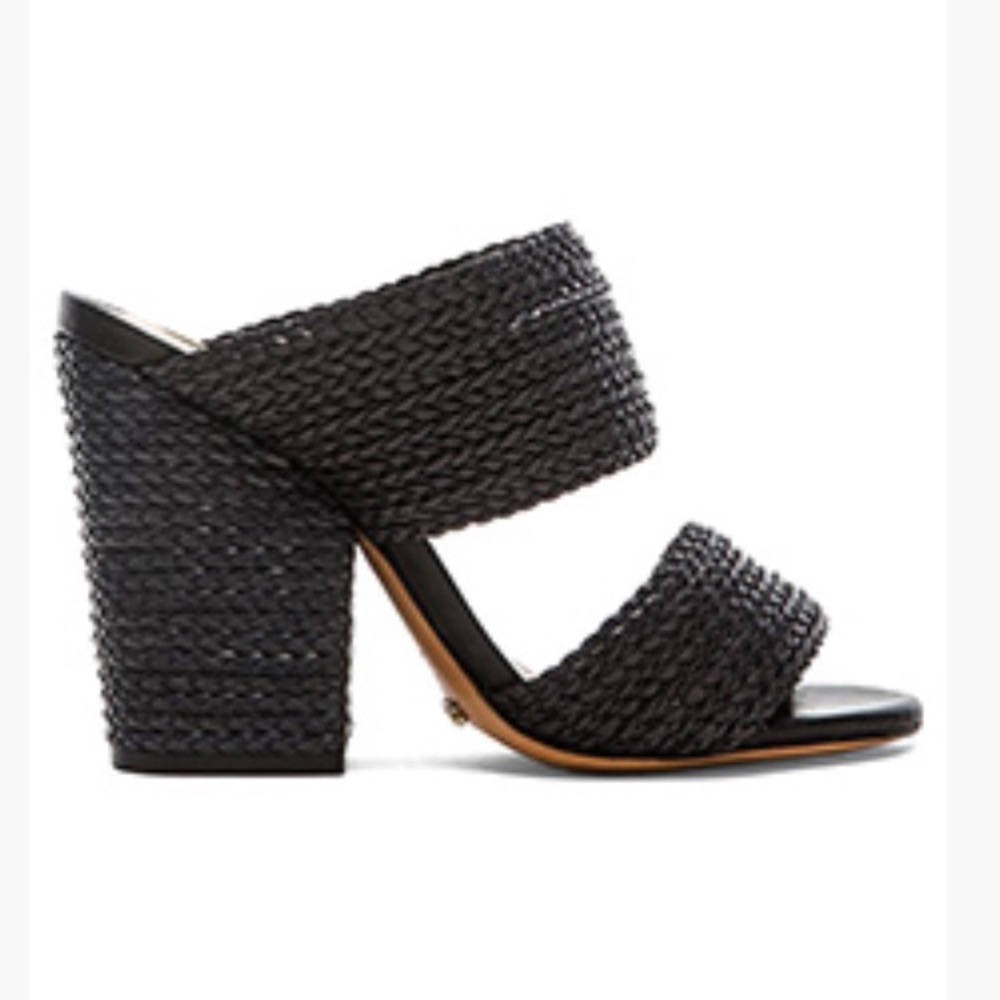 Schutz Emyly black sandal heels