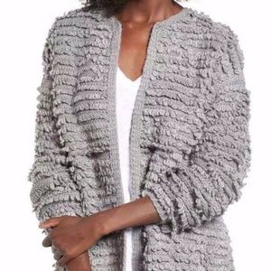 WAYF "Townsend" Grey Loop Knit Sweater Size Small