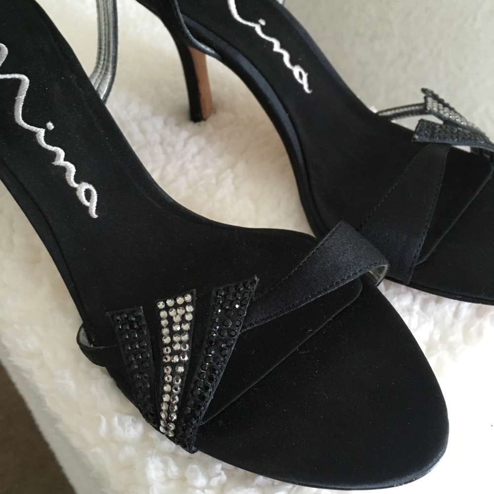 Elegant Nina Brand Strap Heels