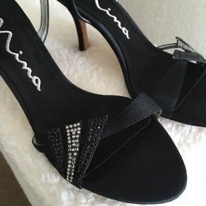 Elegant Nina Brand Strap Heels