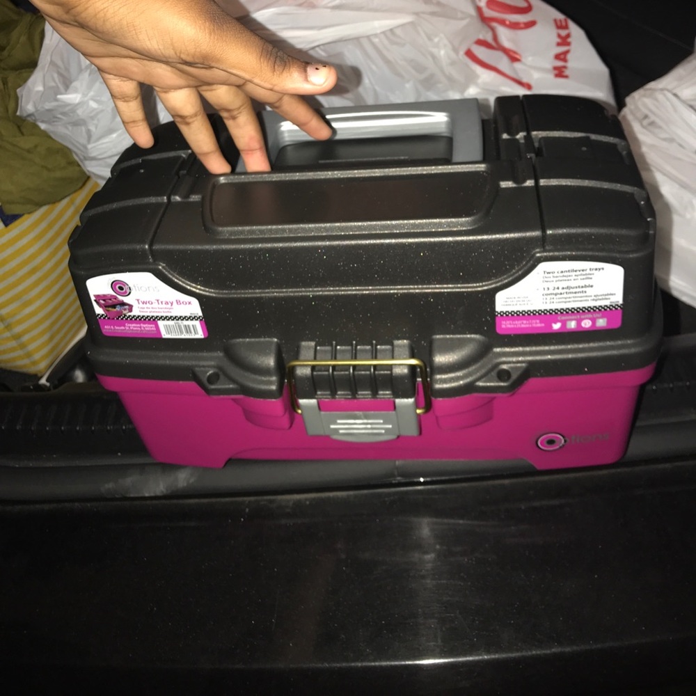 Two-Tray Box (great makeup carrier)