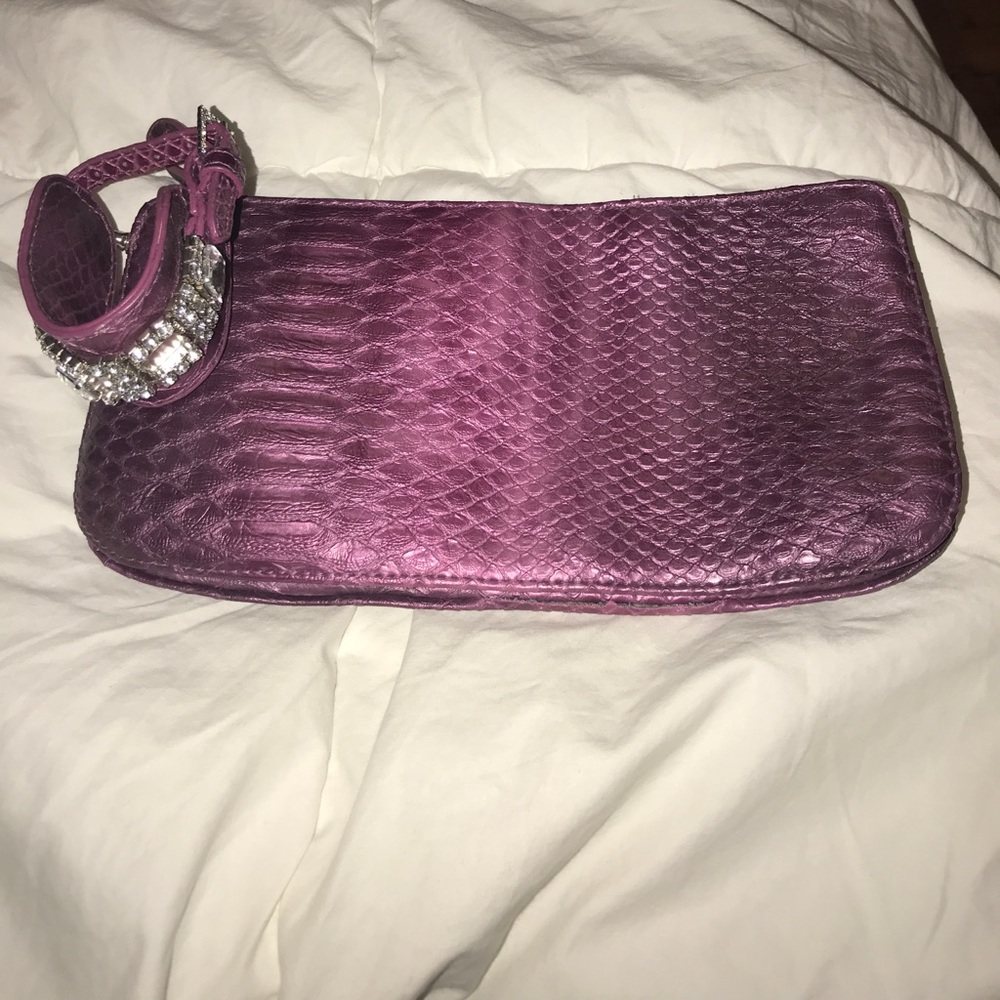 Almost New Steve Madden Clutch with jeweled cuff