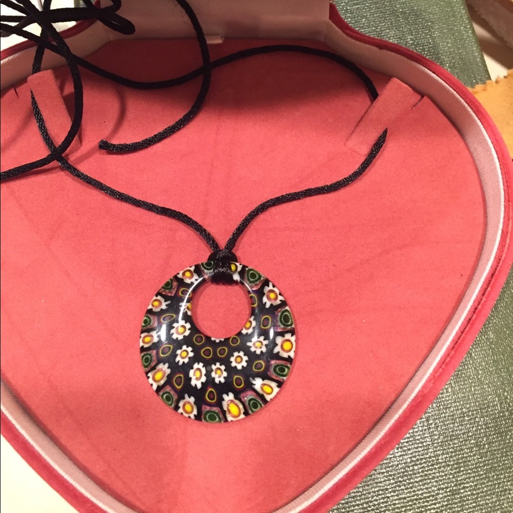 Necklace on cord