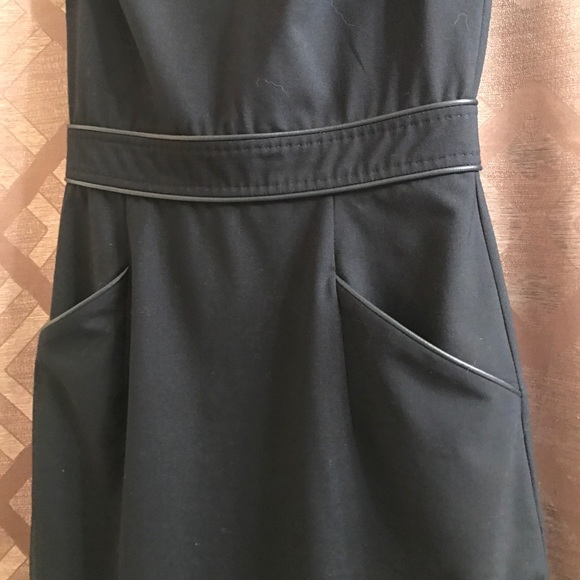 🎉 Tory Burch Navy Blue Sleeveless Sheath Dress - Picture 7 of 8