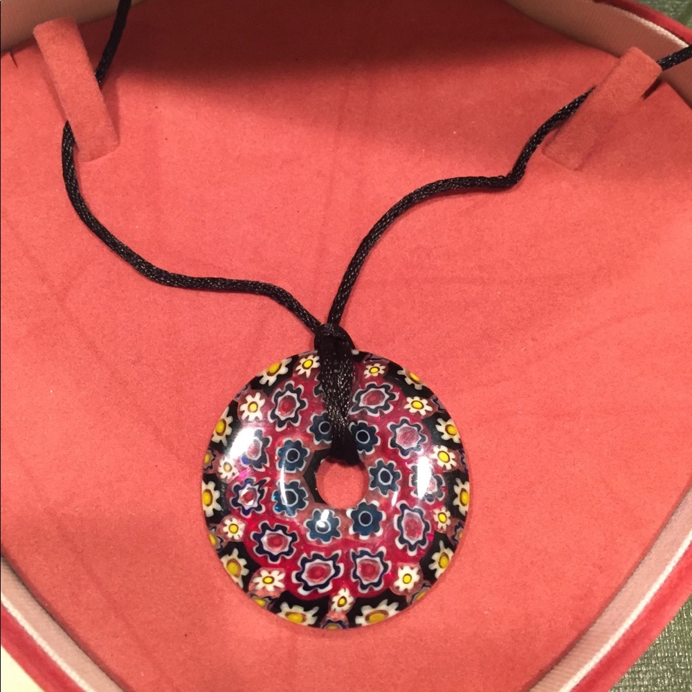 Necklace on cord