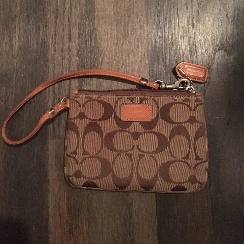 Authentic Coach wristlet/ coin purse