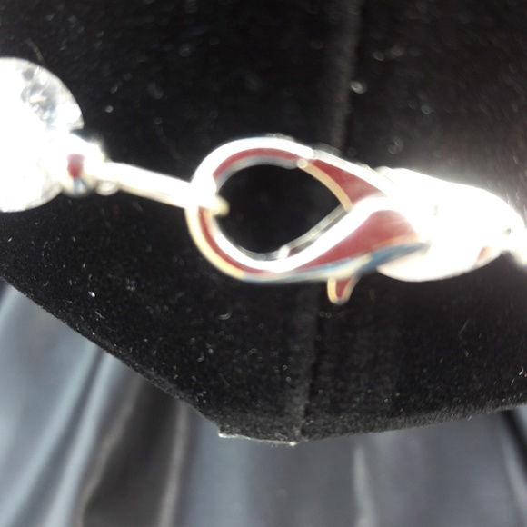 Handmade purple glass beaded necklace & earrings - Picture 7 of 7