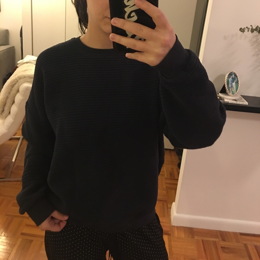 Topshop oversized sporty sweatshirt