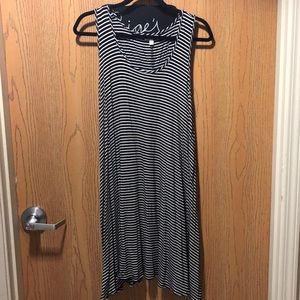 Black & White Striped Dress