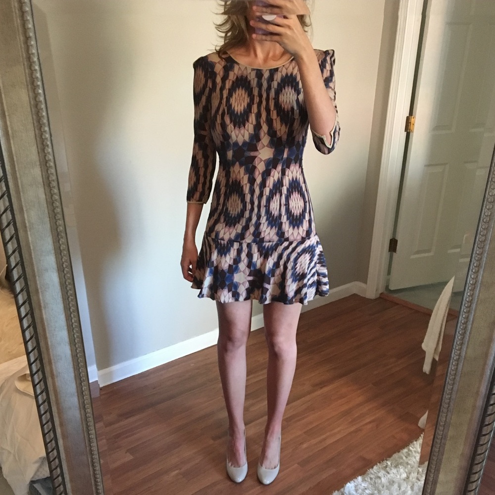 Geometric Patterned Dress