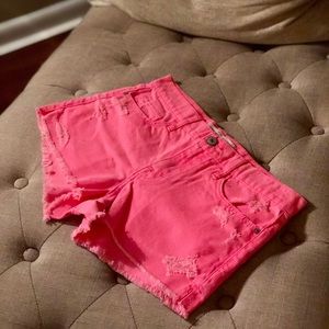 ABERCROMBIE & FITCH | HIGH WAISTED SHORTS