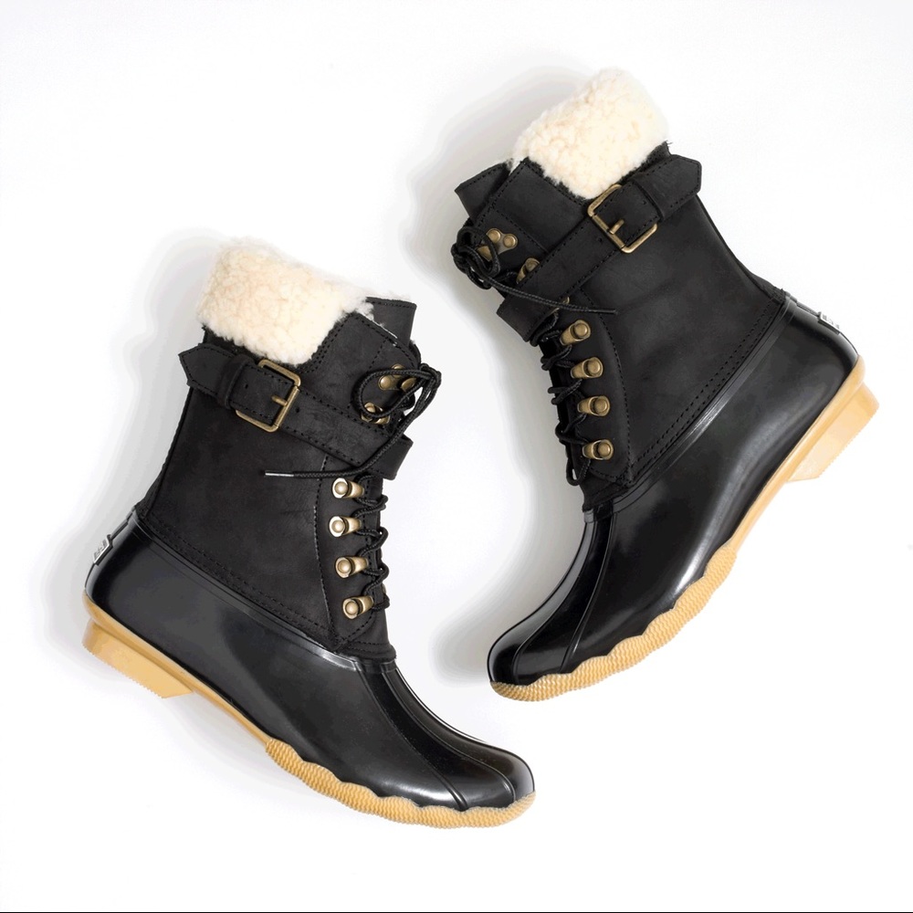 Sperry for J Crew Shearwater Duck Rain Snow Boots