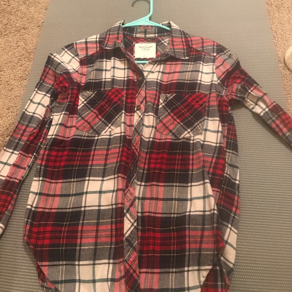 Red White and Blue flannel