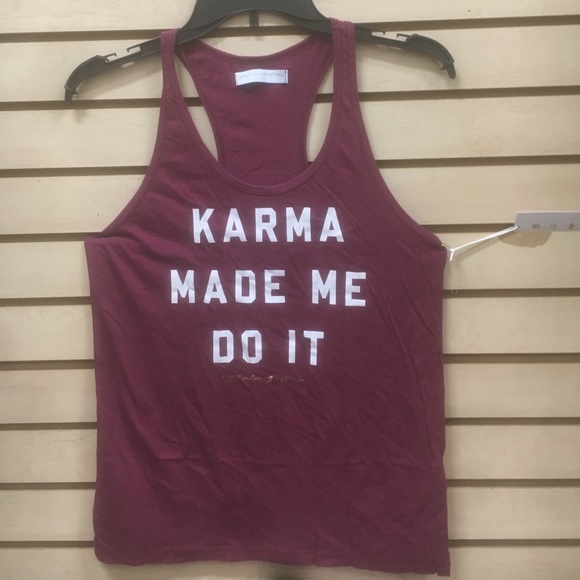 Spiritual Gangster Karma made me do it tank top t - Picture 1 of 4