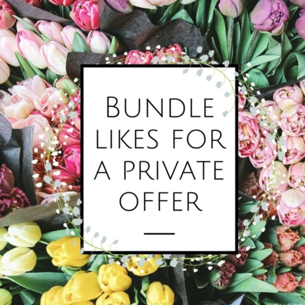 Bundle your likes for a discounted offer! 🌸🛍🎀