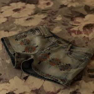 WAX JEANS | HIGH WAISTED DENIM SHORTS